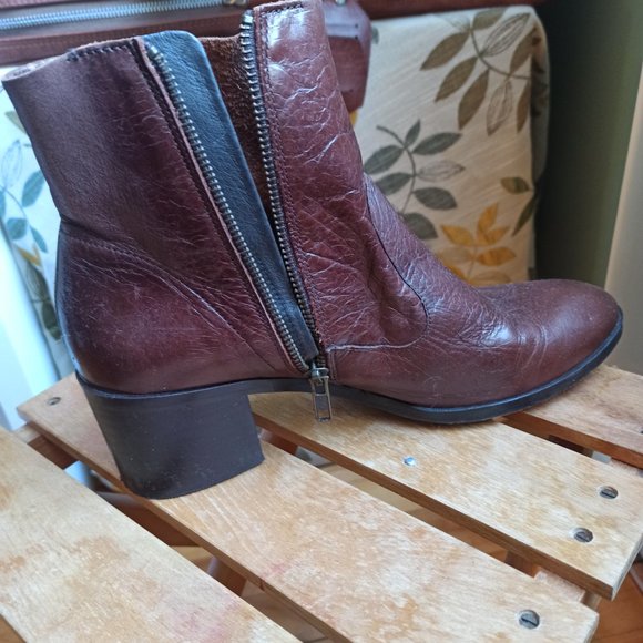 L'intervalle Leather Boots Brown | Size 41 | Made in Spain - Picture 2 of 8